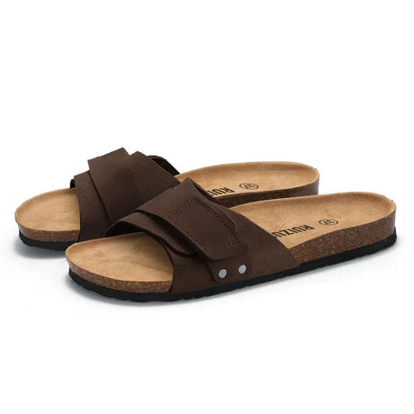 Men's Summer Flat Cork Slipper Softwood Beach Casual Nubuck Slides Mule Clogs Sandals Platform Shoes Ladies Footwear 2023