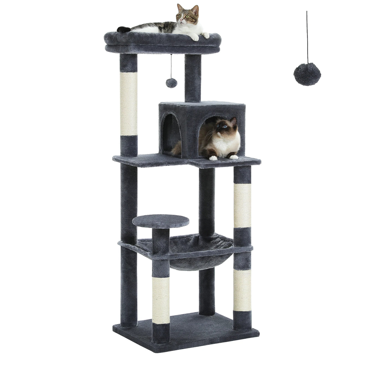 Multi-Level Cat Tree Tower with Condo Scratching Post for Cat Furniture House Cat Scratcher Cat Supplies Cat Toy