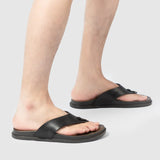 Summer Men's Sandals Outdoor Casual Slippers Flip-Flops Non-Slip Flat Heel Sandals Beach Shoes Fashion Trendy Male Flip-Flops