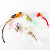 Replacement Head For Funny Cat Stick Toy Various Kinds Cats Rod Feather Birds Teaser Toy For Kitten Pet Supplies