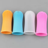 Dog Super Soft Pet Finger Toothbrush Teeth Cleaning Bad Breath Care Nontoxic Silicone Tooth Brush Tool Dog Cat Cleaning Supplies