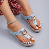 Women's Slippers 2024 Summer New Rome Wedges Causal Platform Beach Slippers Female Plus Size 43 Comfortable Ladies Slides