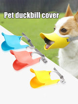 1PC Pet Muzzle Silicone Anti-cute Duck Anti-bite Training Adjustable Ring Pet Muzzle (Small, Medium, Large)