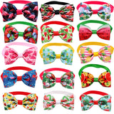 10pcs Small Dog Accessories Pet Dog Bowties Dogs Neckties Fruit Style Small Dogs Bow Tie /Tie Summer Pet Supplies Dog Products