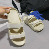 Men Slippers Trend Male Summer New Outdoor Beach Casual Soft Sole Sandals Fashion Women Indoor Home Couple Non-slip Slides2023