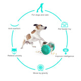 Dog Treat Leaking Toy For Small Big Dogs Tumbler Interactive Toys Puppy Cat Slow Food Feeder Dispenser IQ Training Accessories