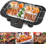 Electric Smokeless Grill, 1500W Electric Indoor BBQ Barbecue Grill, Large Capacity Household Electric Cooking Gril Non-Stick