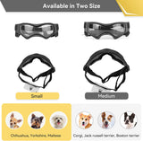 ATUBAN Dog Goggles Small Breed, Dog Sunglasses for Small Breed UV Protection Eyewear for Small Dog puppy Outdoor Riding Driving