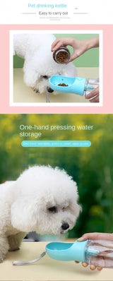 550 Ml Portable Pet Dog Water Bottle for Walking Feeder for Dogs Folded Bottle Water Dispenser Water Bottle for Dog