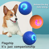 New Smart Dog Toy Ball Electronic Interactive Pet Toy Moving Ball USB Automatic Companion Toy Jumping Ball for Puppy Birthday Gi