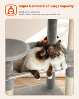 Multi-Level Cat Tree Tower with Condo Scratching Post for Cat Furniture House Cat Scratcher Cat Supplies Cat Toy