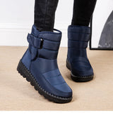 Waterproof Winter Boots for Women 2023 New Faux Fur Long Plush Snow Boots Woman Platform Shoes Warm Cotton Couples Ankle Boots