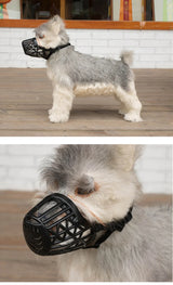 Pet Dog Breathable Mouth Cover Adjustable Muzzle Basket Anti-Biting Anti-Barking Muzzle