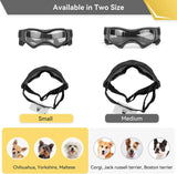 ATUBAN Dog Goggles Small Breed, Dog Sunglasses for Small Breed UV Protection Eyewear for Small Dog puppy Outdoor Riding Driving