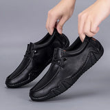 Plus Size Mens Handmade Leather Loafers Shoes Light Driving Shoes Walking Casual Shoe Original Men Sneakers Tenis Luxury Shoes