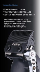 Kemei KM-2296 KM-2299 KM-1102 Hair Clipper Kit Men's Electric Shaver Hair Trimmer Machine Professional Hair Cutting Machine