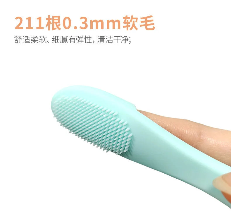 Soft Pet Finger Brush for Dog and Cat, Toothbrush for Tear Stains, Eye Care, Cleaning Grooming Tools