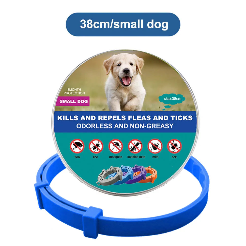 New Pet Dog Cat Collars Veterinary Anti Flea and Tick Collar for Cats Dogs Anti-parasitic Necklace for Large Small Dogs Products