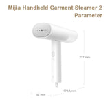 Original XIAOMI MIJIA Handheld Garment Steamer Iron Steam Cleaner for Cloth Home Electric Hanging Mite Removal Steamer Garment 2