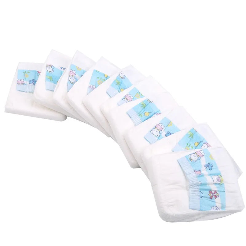 10Pcs Disposable Pet Diapers for Teddy Female Leakproof Nappies Super Absorption Dog Diapers Pet Menstrual Physiological Pants