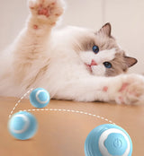 Electric Cat Toys Ball Automatic Rolling Smart Cat Toys Interactive for Cats Training Interactive with USB pet Accessories