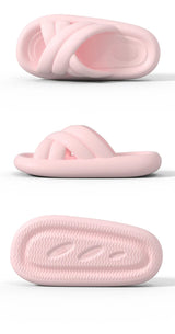 2024 Thick Platform Bathroom Home Slippers Women Fashion Soft Sole EVA Indoor Slides Woman Sandals Summer Non-slip Flip Flops