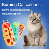 Pet Interactive Mini Electric Bug Cat Toy Cat Escape Obstacle Automatic Flip Toy Battery Operated Vibration Pet Beetle Supplies