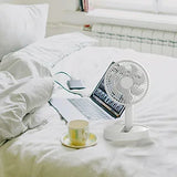 USB Foldable Fan with 4 Speeds ＆ Timing,Battery Operated Mini Fan for Bedroom, Indoor or Outdoor,Table Fan