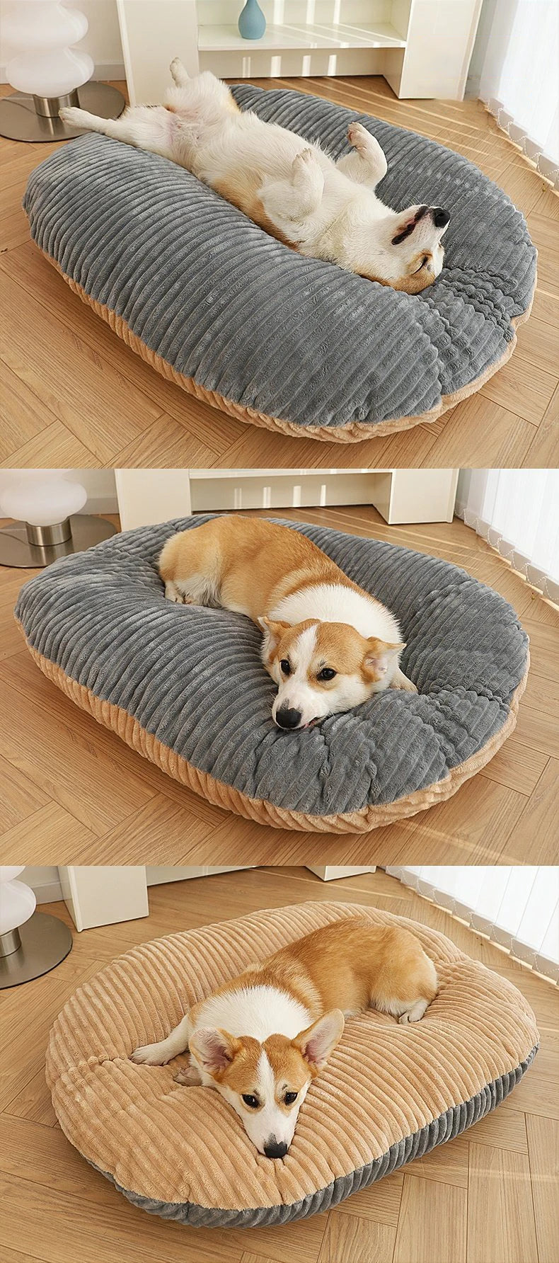 Hoopet Dog Bed Padded Cushion for Small Big Dogs Sleeping Beds Pet Houses for Cats Super Soft Durable Mattress Removable Pet Mat