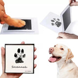 Pet Dog Footprint Pad Souvenir Safe Non-toxic Printing Newborn Pet Pawprint Baby Paw Print Pad Footprint Pad Wash Free Stamp-Pad