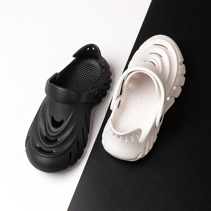 New Arrival Mens Summer Shoes Men Slippers Non-slip Garden Shoes Casual Beach Sandals Chef Shoes Nurse Doctor Shoes Flip Flops