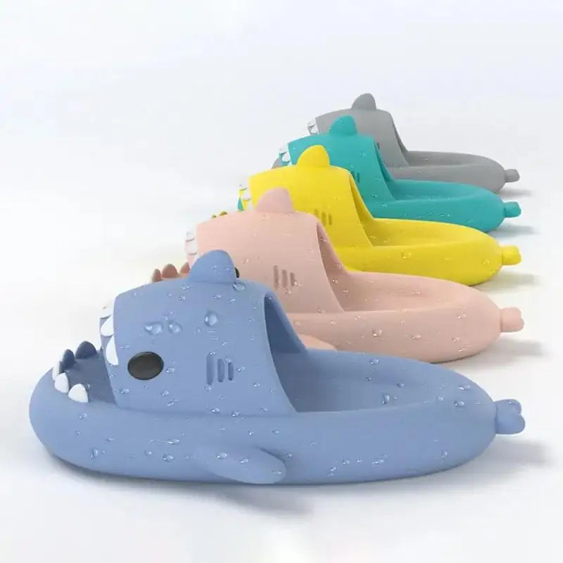 Asgard Women's Fashion Shark Sandals Summer Cute Shark Slippers Outdoor Waterproof Anti-Slip Beach Shoes Soft-Soled Home Slides