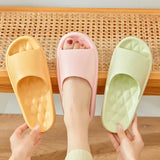 Women Thick Platform Cloud Slippers Summer Beach Eva Soft Sole Slide Sandals Leisure Men Ladies Indoor Bathroom Anti-slip Shoes