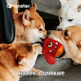 Q-monster Pet Vocal Toy,Built-in Sound Ball,Fun, Interactive Dog Toys,Fetch & Soft,Sturdy Toy for Indoor Play