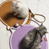 Cotton Rope Cat Scratching Post Mat Cat Scratcher Tool Funny Cat Toys for Grinding Claws Wear-Resistant Cat Scraper Pet Product