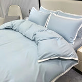 Simple Style Bedding Sets постельное белье Washed Brushed Duvet Cover with Pillowcase Luxury Bedsheets Set Queen/King Size Bed