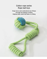 Interactive Cotton Rope Mini Dog Toys Ball for Dogs Accessories Toothbrush Chew Puppy Toy for Large Small Dogs Toy Pet Dog Toy