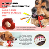 Large Dog Chew Toy Tougher than Real Bones Toy Solve Boredom Teeth Cleaning Separation Anxiety Crate Taining Sturdy Pet Supplies