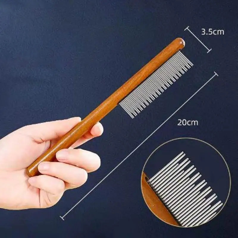 Comfortable Grip Hair Removal Tool Gentle On Cats Skin Pet Hair Remover Cat Grooming Brushes For Long-haired Cats Beauty Comb