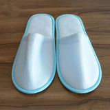 5 PCS Portable Slippers Men Women Hotel Disposable Shoes Unisex Business Travel Spa Home Guest Party Indoor Folding Slippers