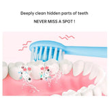 Tongwode Electric Sonic Toothbrush USB Rechargeable Waterproof Electronic Ultrasonic Whitening Tooth Brushes Replacement Heads