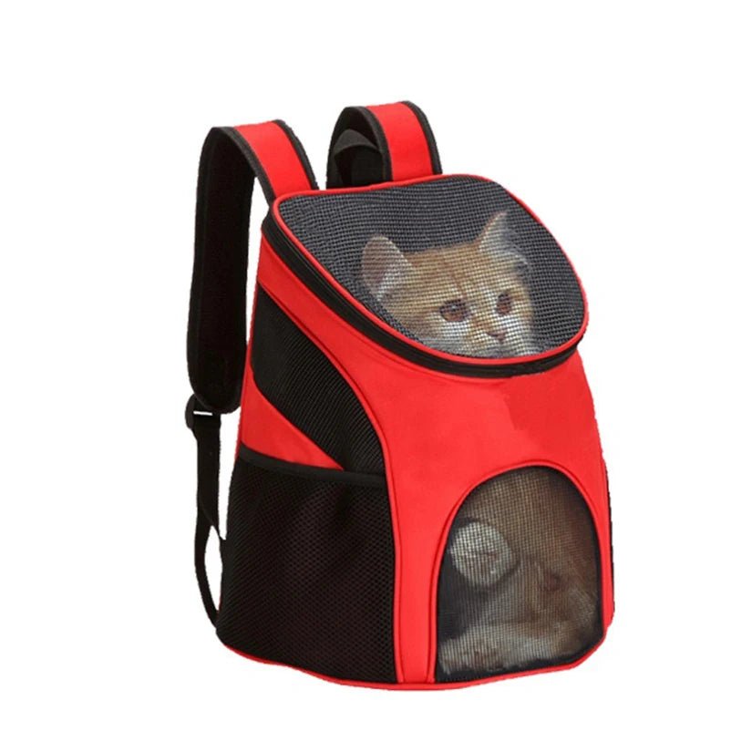 New pet backpack supplies Pet travel out carrying bag foldable cat dog breathable backpack pet supplies