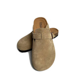 35~43 Women's Slipper Natural Cow Leather Outside Brand Fashion Buckle Comfortable Slippers Women