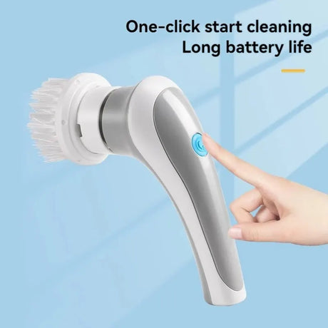 3-in-1 Electric Cleaning Brush Multi-functional USB Rechargeable Electric Rotary Scrubber Household Appliances Cleaning Gadget