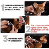 Anti Flea and Tick Collar for Cat and Dog, Retractable Collar for Puppy, Large Dogs Accessories,Pet 8Month Protection