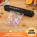 TINTON LIFE 220V/110V Vacuum Sealer Packaging Machine with Free 10pcs Vacuum bags Household Black Food Vacuum Sealer