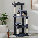 Multi-Level Cat Tree Tower with Condo Scratching Post for Cat Furniture House Cat Scratcher Cat Supplies Cat Toy