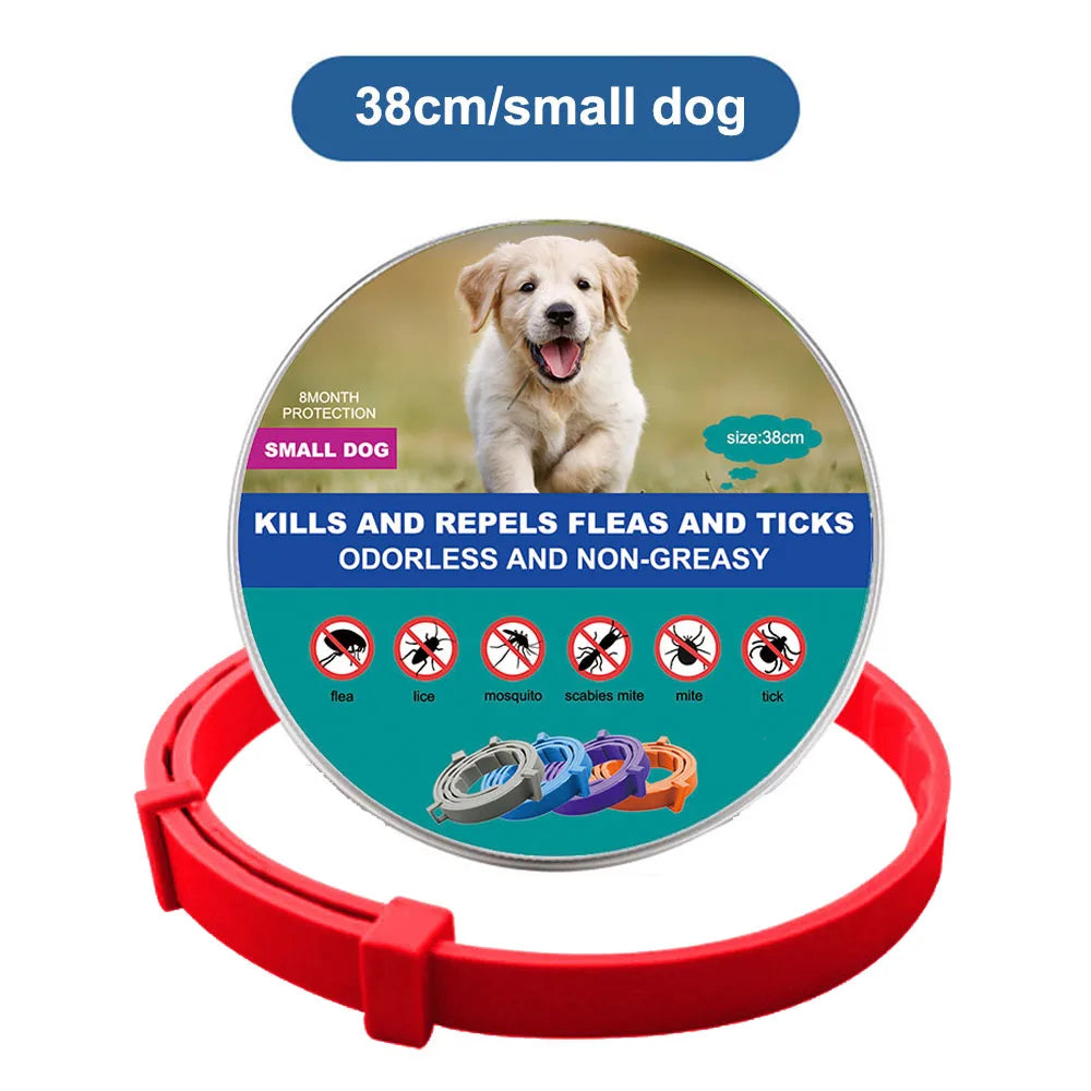 New Pet Dog Cat Collars Veterinary Anti Flea and Tick Collar for Cats Dogs Anti-parasitic Necklace for Large Small Dogs Products