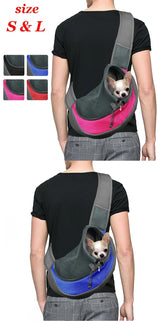 1 PCs Pet Bag Cat Dog Travel Portable Cross-body Shoulder Bag Breathable Mesh Pet Backpack