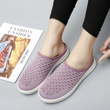 Women Slippers Sandals 2021 Summer Beach Slippers Women Breathable Mesh Flat Shoes Women Flip Flops Zapatos Mujer Home Slippers